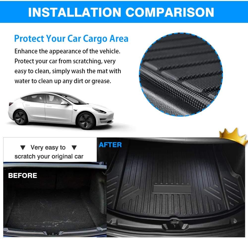 Custom Fit Trunk Liner All Weather Cargo Floor Mat I103