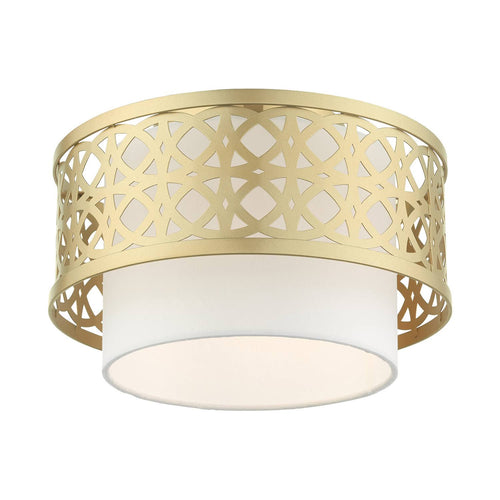 1 Light Semi-Flush Mount Soft Gold G9421