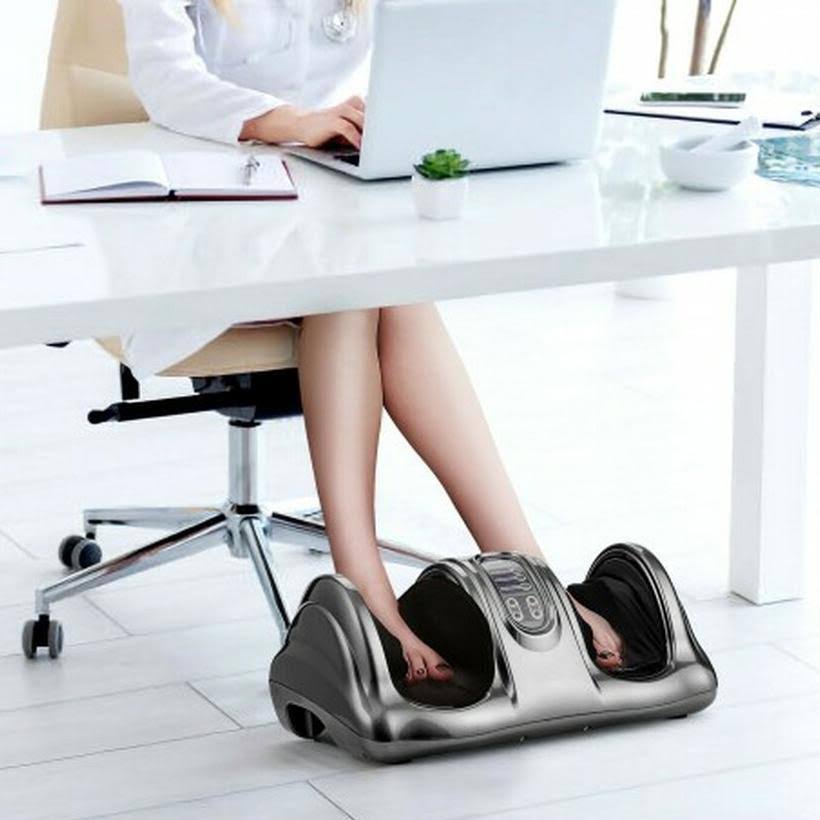 Black Shiatsu Foot Massager with Remote Control Q605