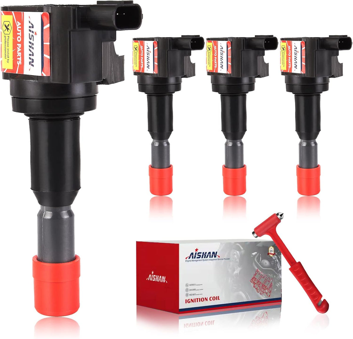 Set of 4 Ignition Coil Pack D233942