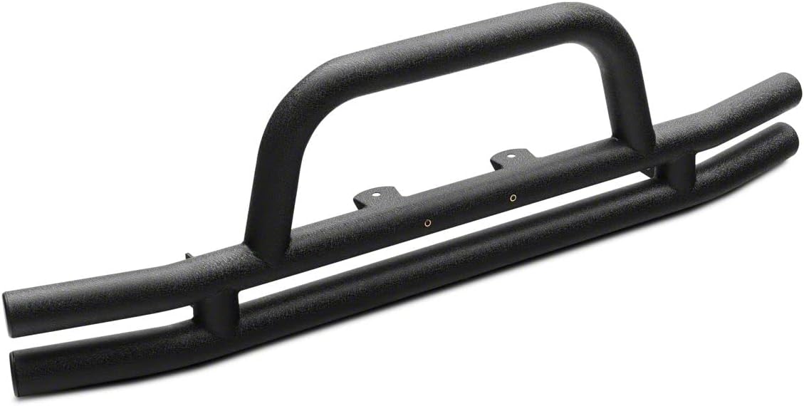 Textured Black Tubular Front Bumper D350367