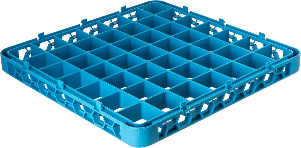 49-Compartment Divided Glass Rack Extender, Blue, Case of 6 S988937