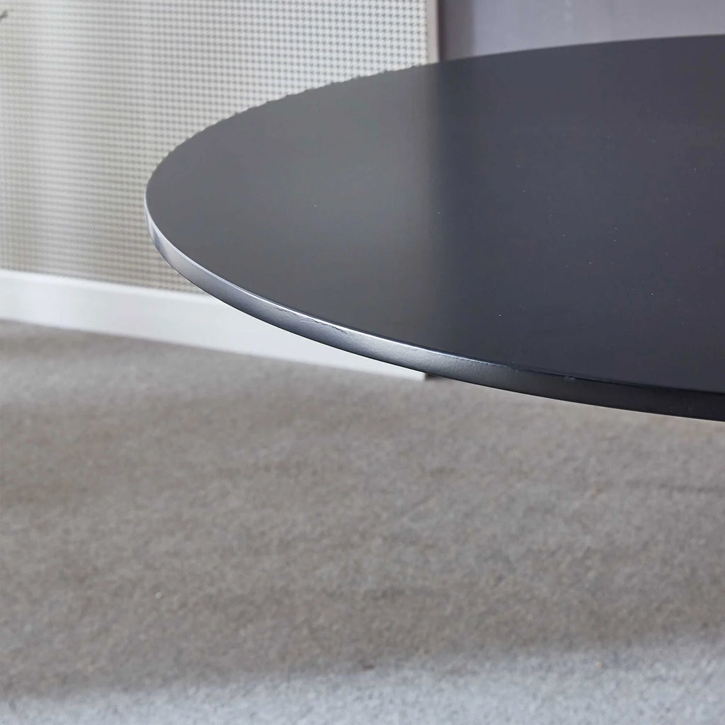 Black Tulip Pedestal Dining Table with Round MDF Table Top C74007