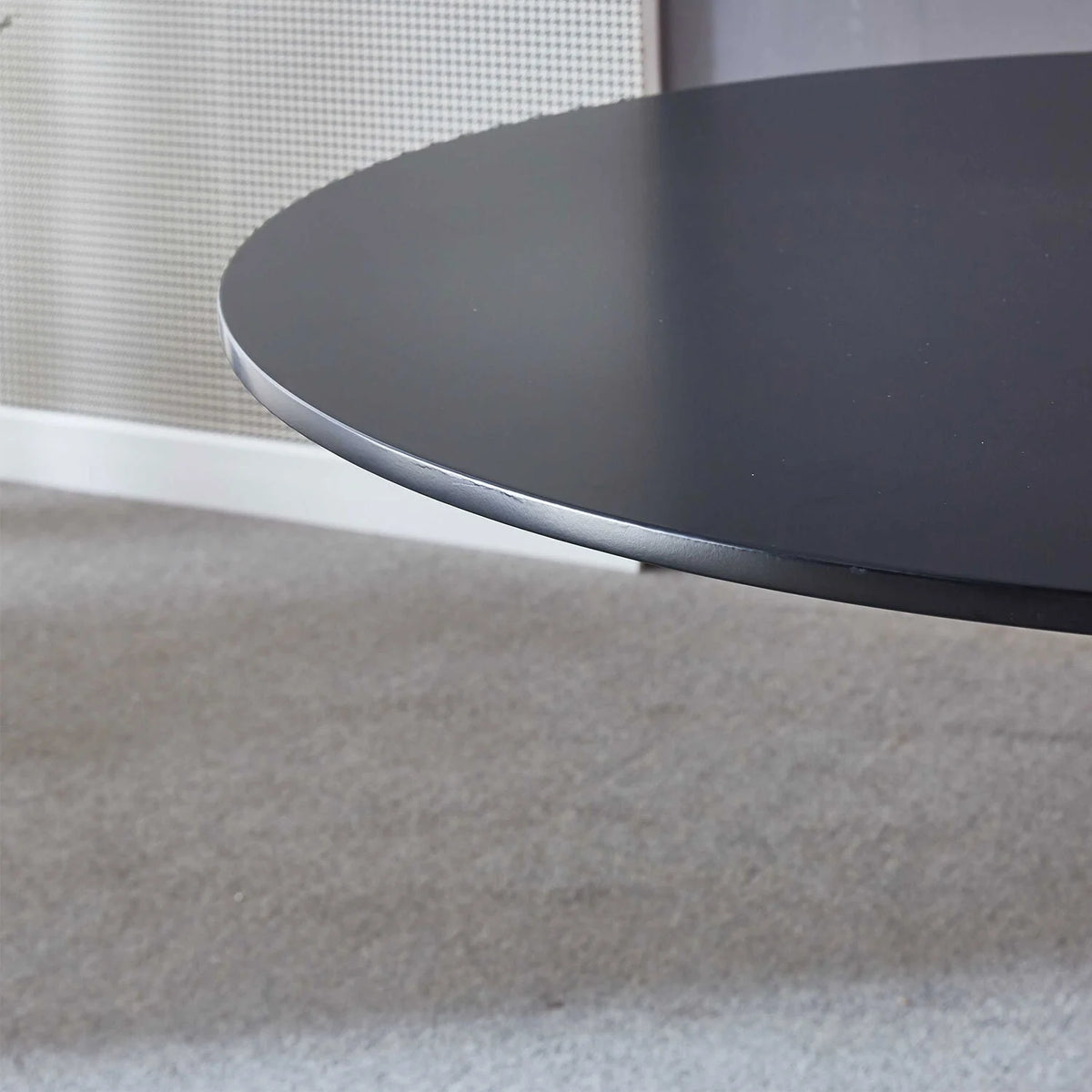 Black Tulip Pedestal Dining Table with Round MDF Table Top C74007
