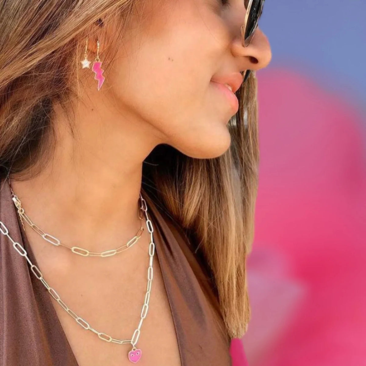 Mini Eye Heart You Necklace C347390