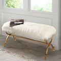 Gold Flamingo Bench G8813