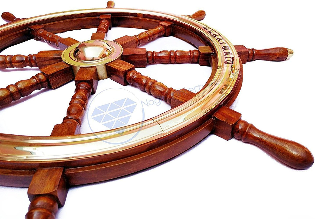 Wooden Ship Wheel (36 Inches) F424477