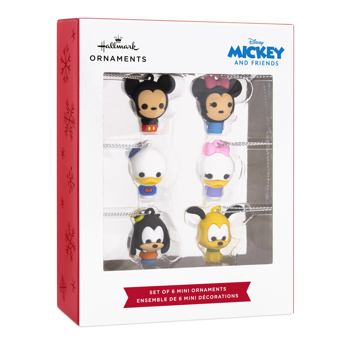 Disney Mickey Mouse and Friends Miniature Ornaments, Set of 6 B391354