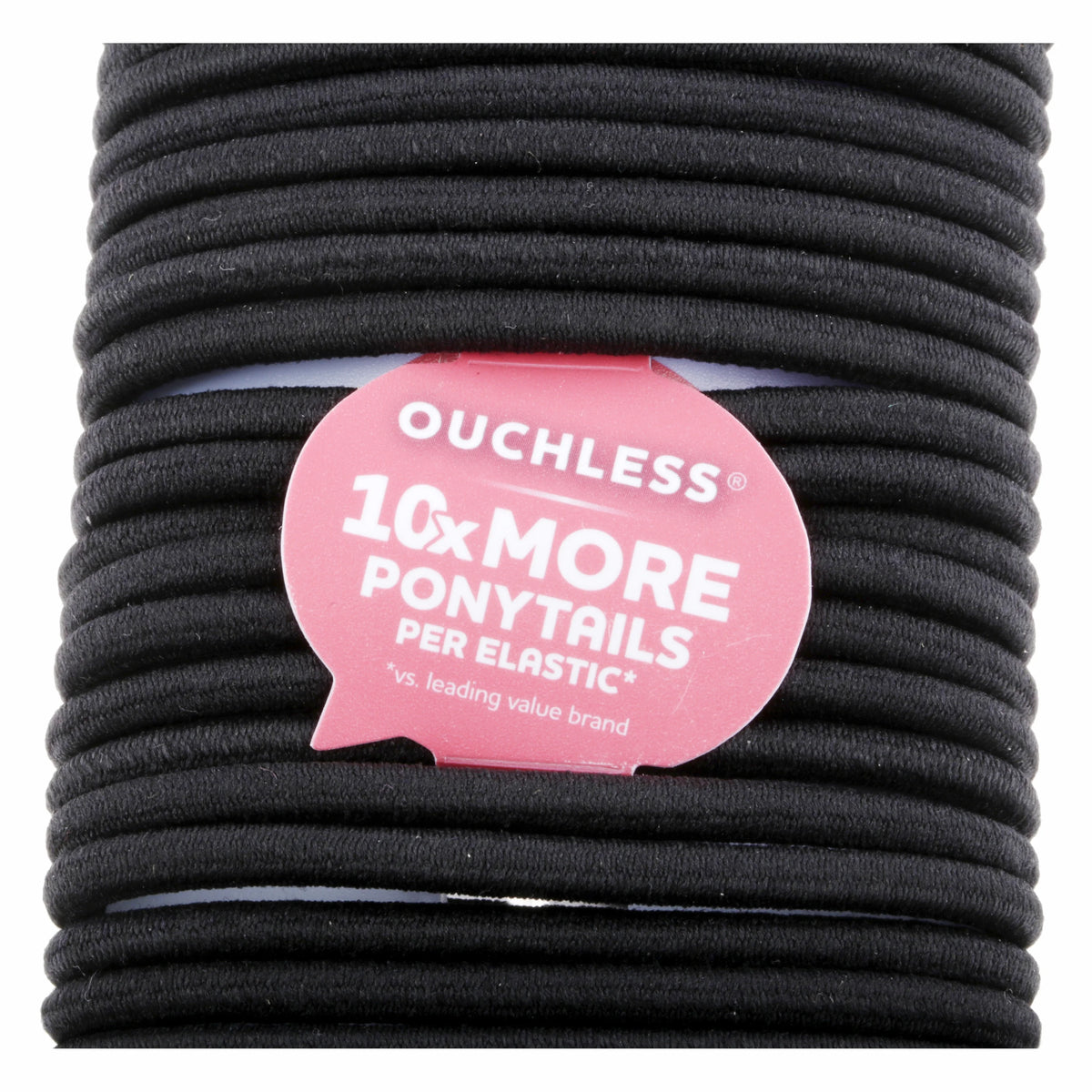 Black Ponytail Holder Elastics Hair Tie, 30 Ct G5780