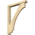 Rough Sawn Bracket with Offset Brace, Douglas Fir C76822