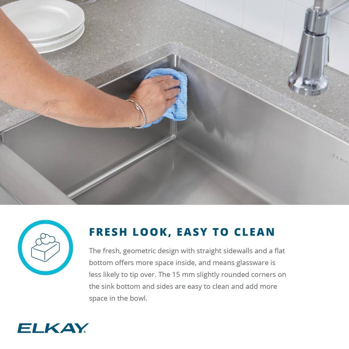 Farmhouse Double Basin Stainless Steel Kitchen Sink E683074