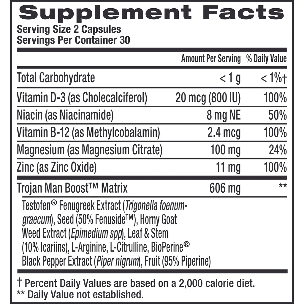 Man Boost Supplement - 60 Count S535