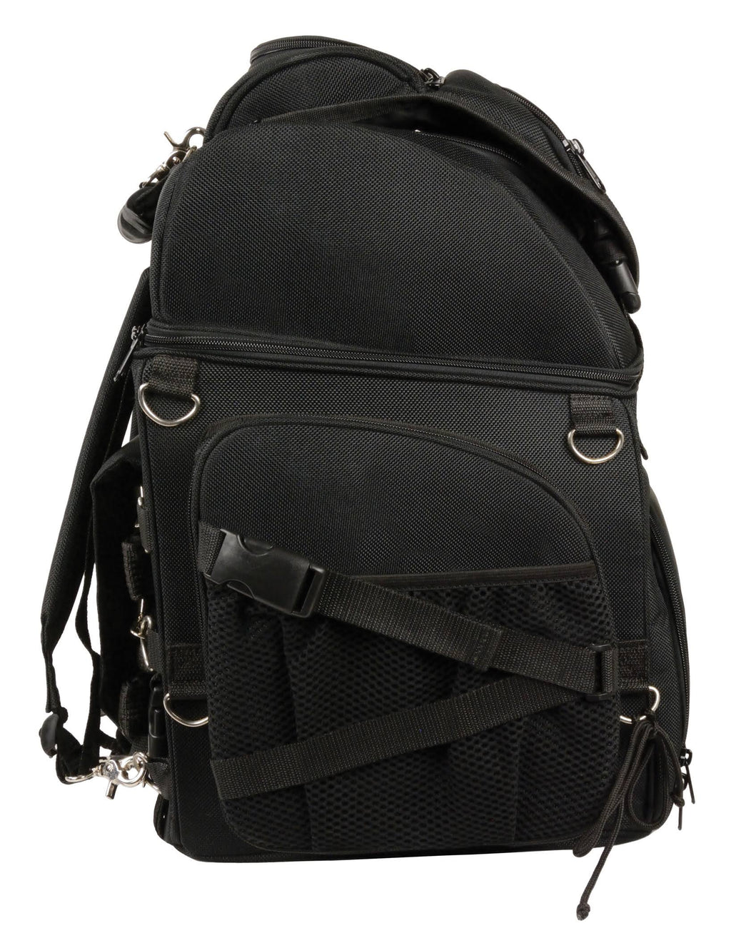 Black Large Nylon Sissy Bar Bag T33596