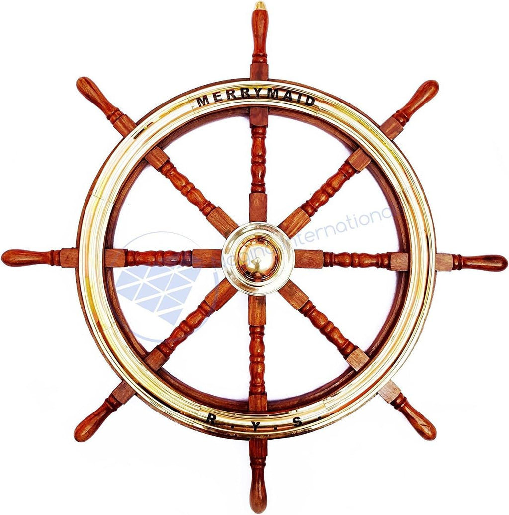 Wooden Ship Wheel (36 Inches) F424477