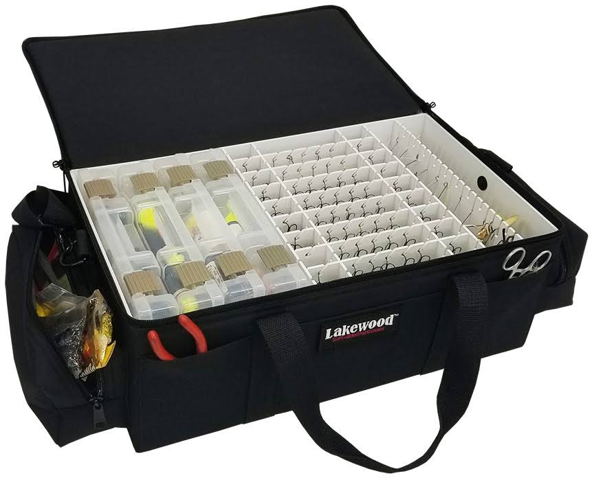 Black Soft-Sided Fishing Lure Case D549020