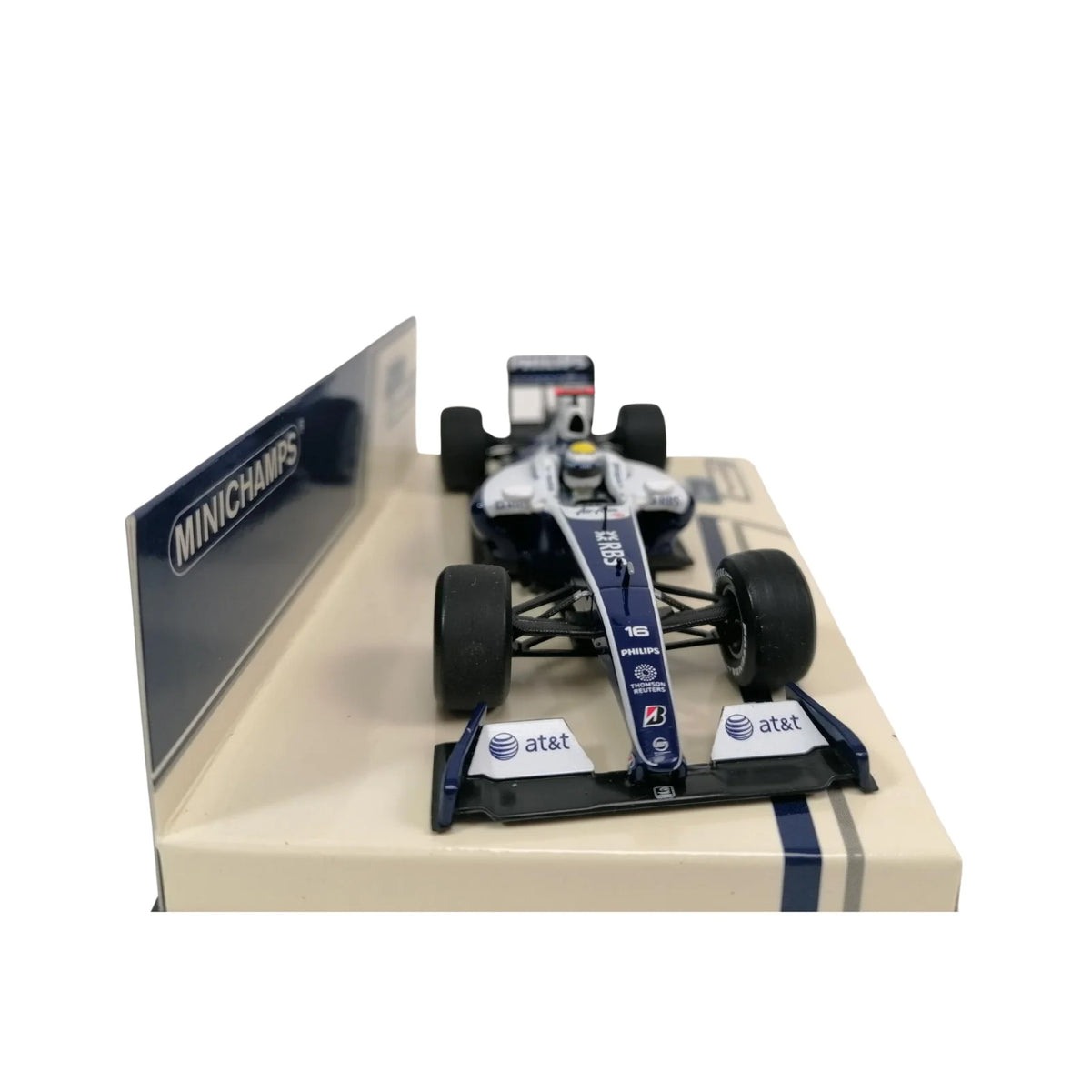 1:43 scale Blue White Showcar Z284