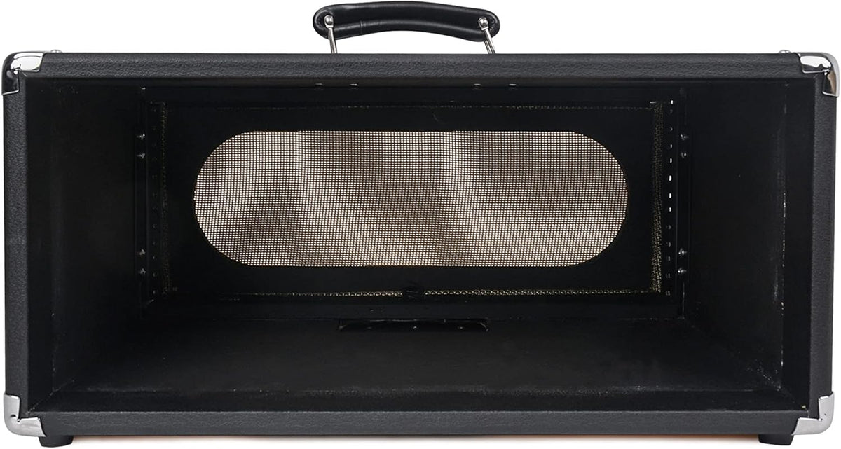 Vintage 4U Amp Rack Case with Rubber Feet, Black E883