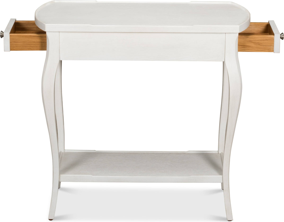 White Side Table G6864