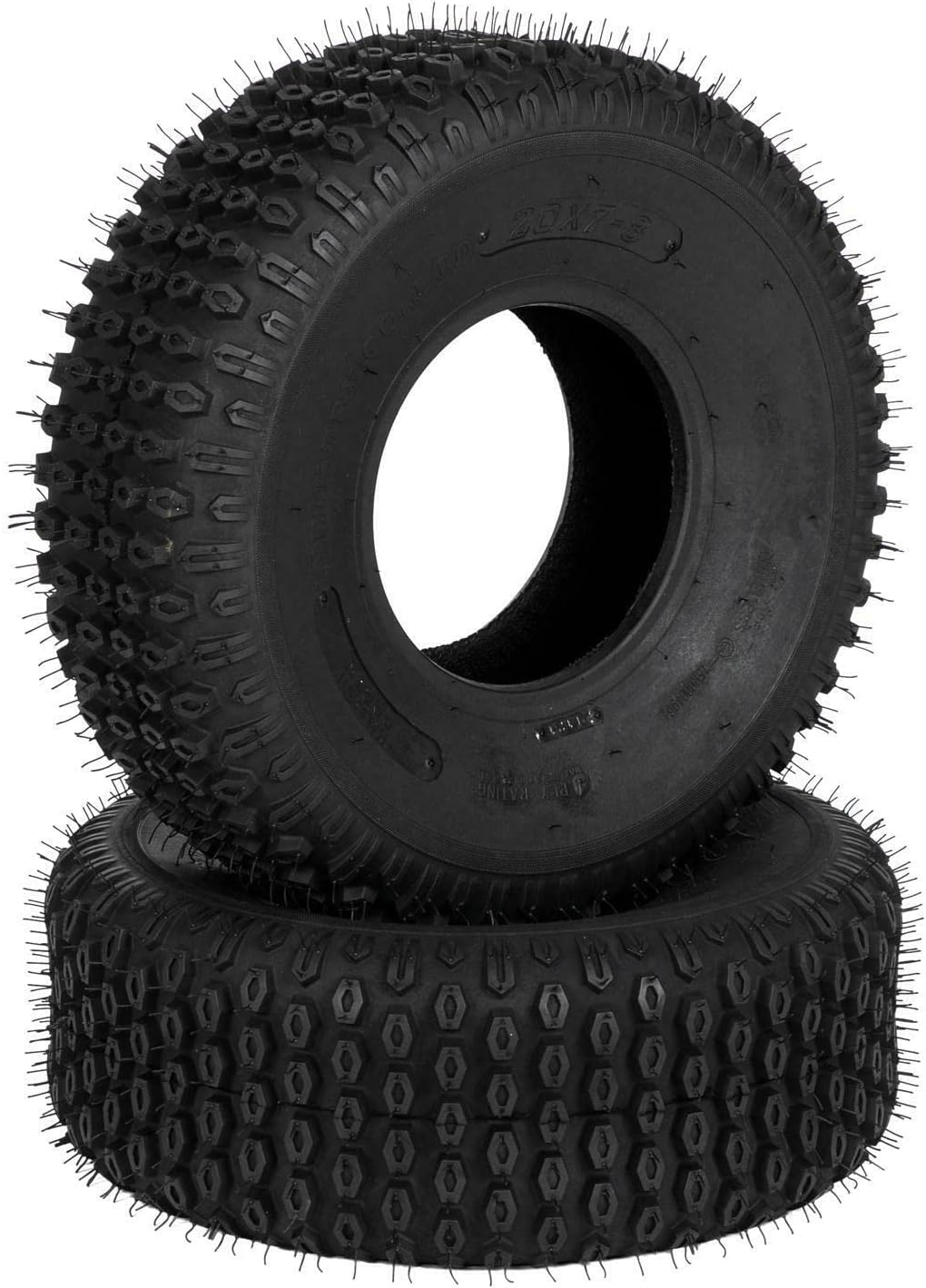 Set of 2 20x7-8 All Terrain ATV UTV Tire 4PR Tubeless C773