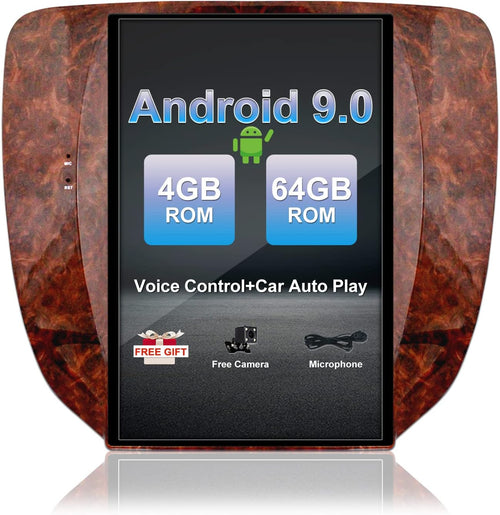 12.1'' IPS Screen Android 9.0 Car Stereo 2 Din with Carplay Android Auto E457