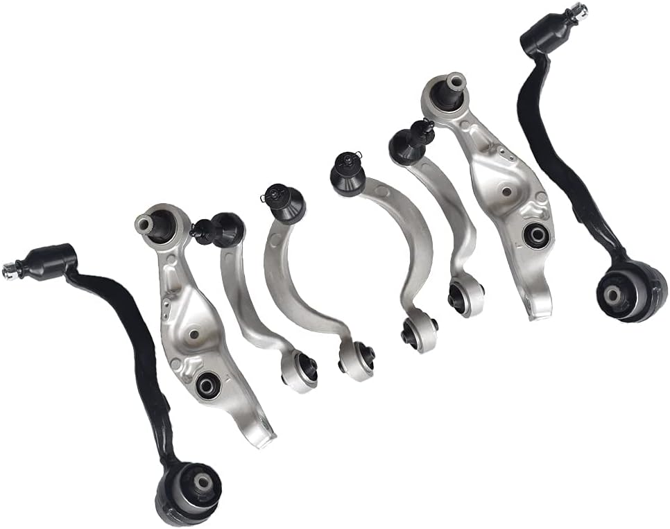 8pc Front Lower Upper Control Arm Suspension Kit E5939