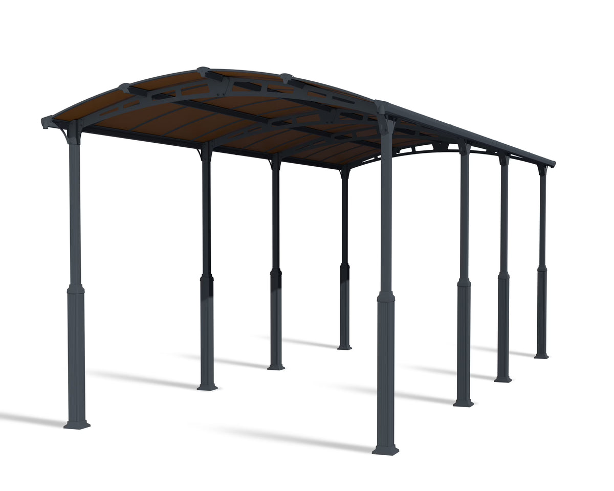12' x 28' Polycarbonate Galvanized Steel Carport F99441