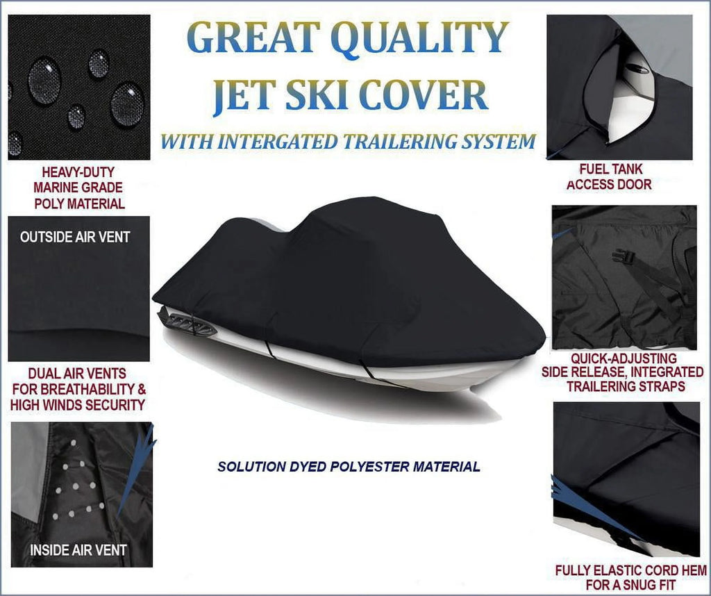 Black Jet Ski Watercraft Cover O84838