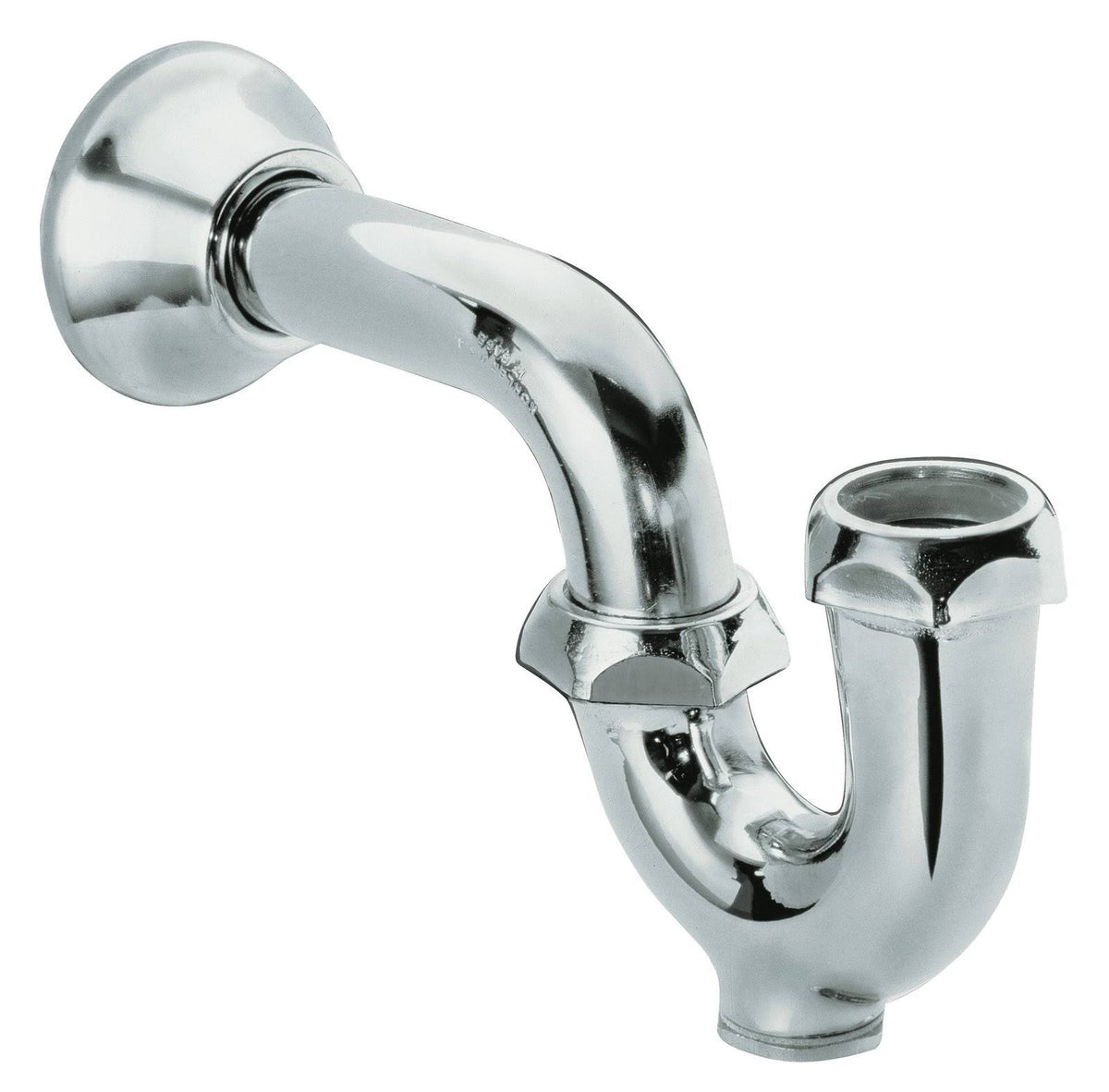 Polished Chrome Adjustable P-Trap W9043