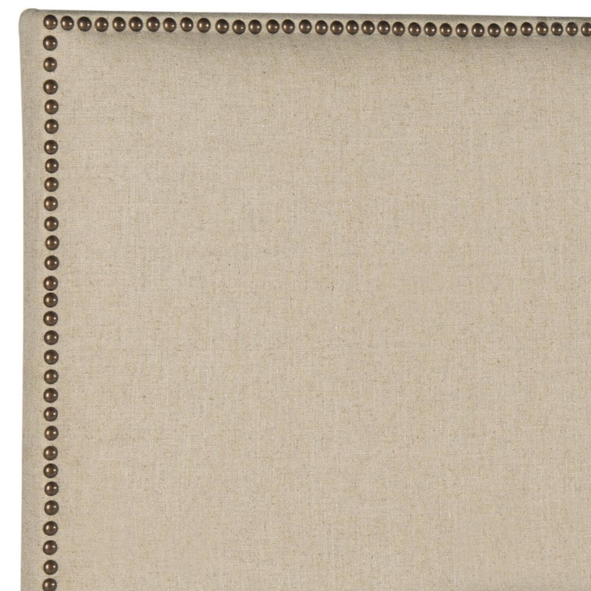 Hemp Brass Nail Head Headboard Full Y520