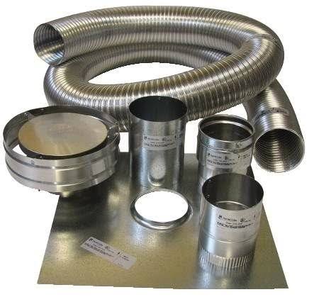 Aluminum Chimney Liner 4x22 x 35 Ft T399318