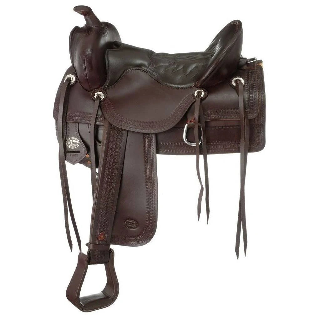 Black Trail Rider Saddle F1758