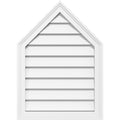Peaked Top Surface Mount PVC Gable Vent L6833