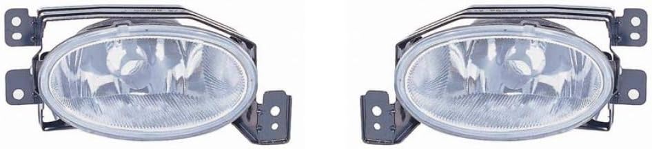 Fog Light Unit Pair for Acura TSX 2006 2007 2008 A568