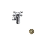 Angle Valve Cross Handle 3/8x22 IPS French Gold PVD D57121
