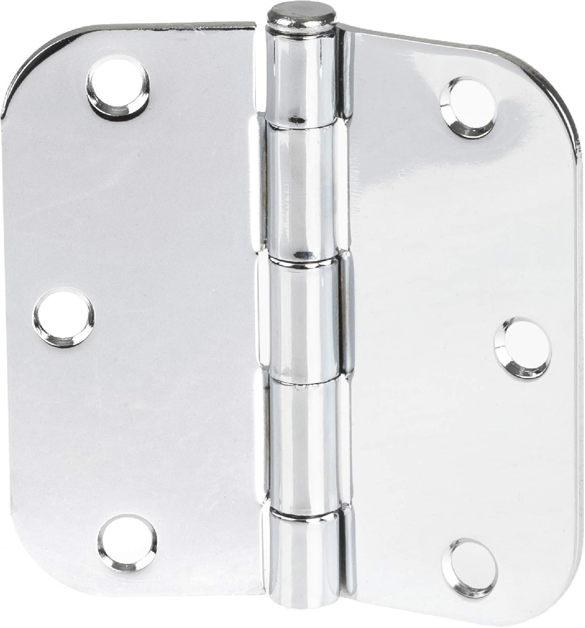 48 Pack Black Flat Interior Door Hinges 3.5 x 3.5 Inch 5/8 Radius Corners I3326