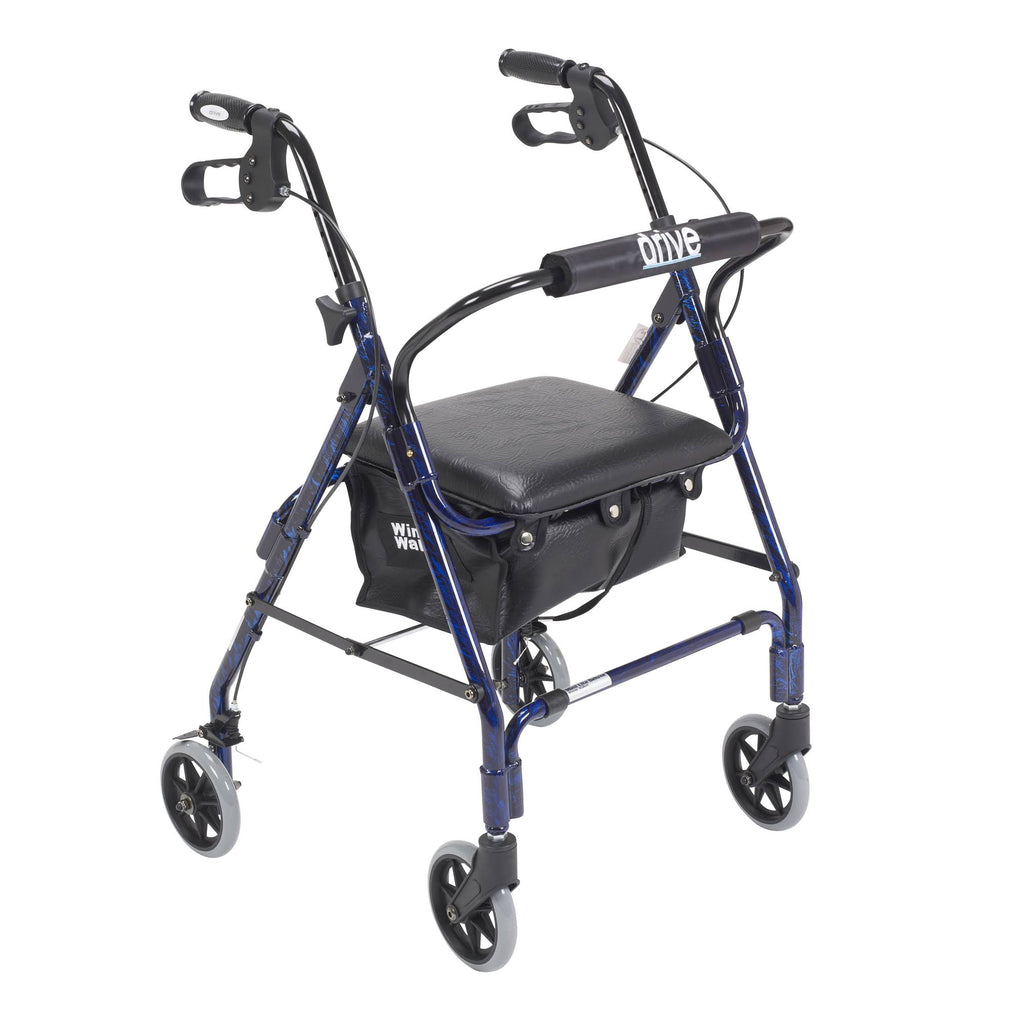 Flame Blue Rollator Walker W51551