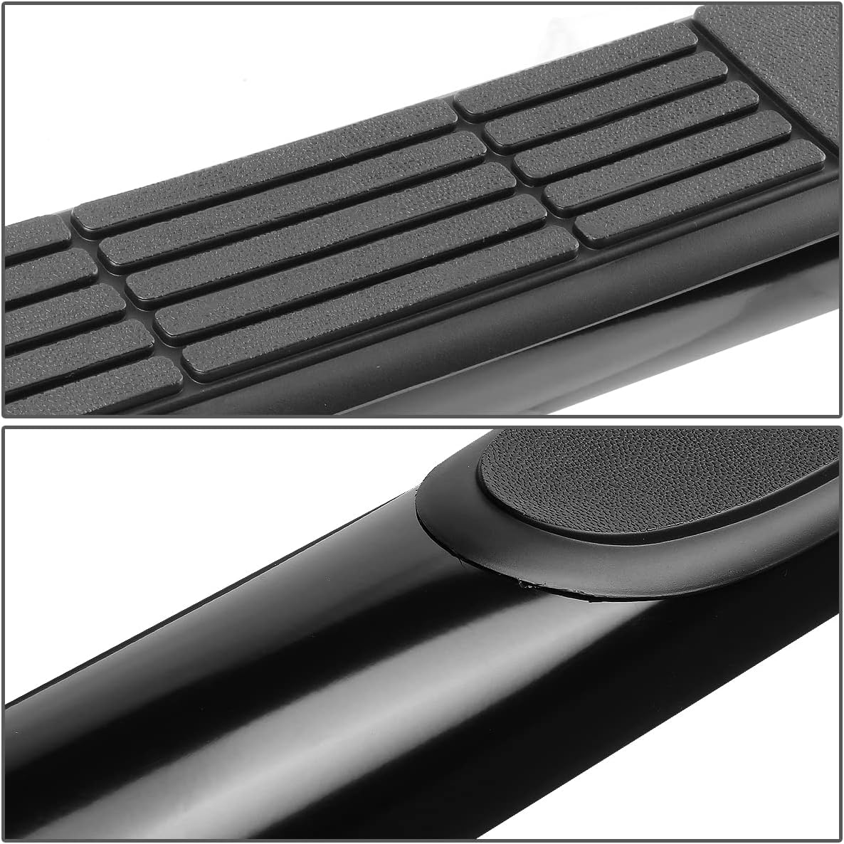 Stainless Steel Black Powdercoated Side Step Nerf Bar Running Boards F34361