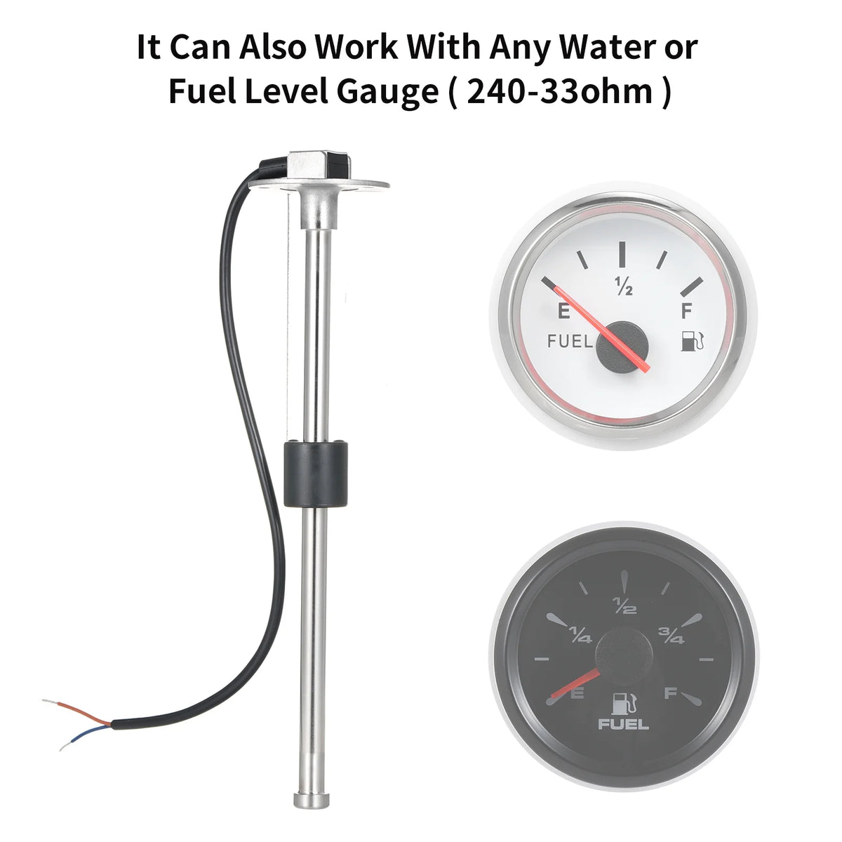 Fuel Stainless Steel Water Level Sensor 240-33ohm J994
