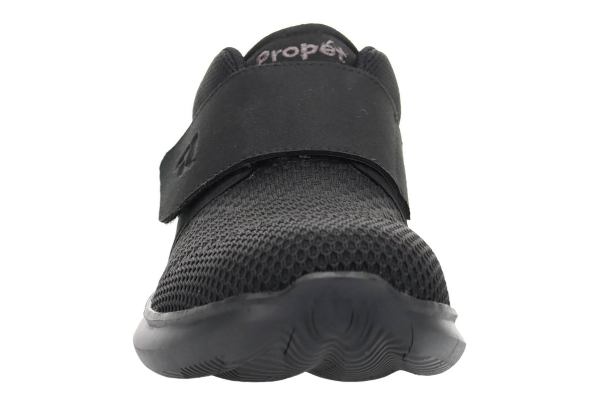 All Black Strap Shoes F8879