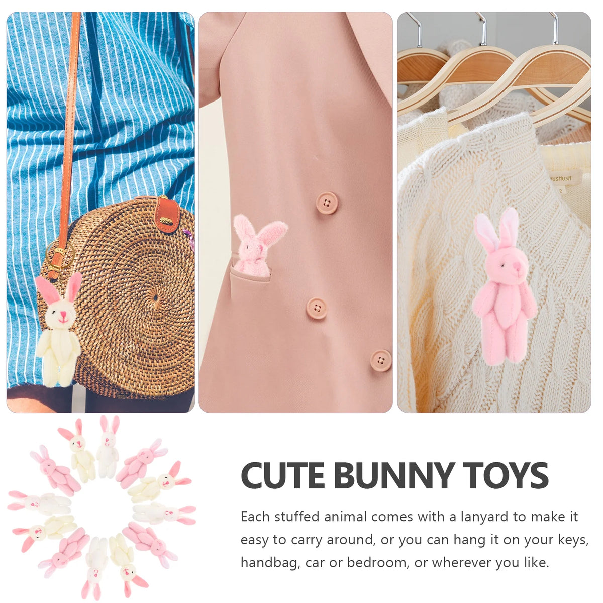 15 Pcs Stuffed Animal Dolls Y1035