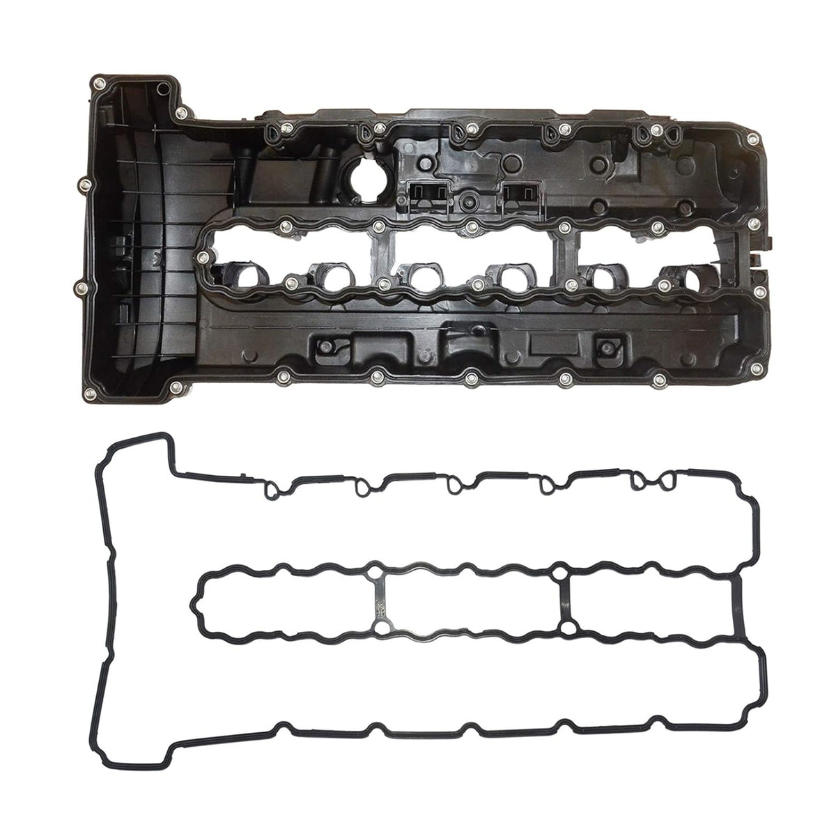 Engine Cylinder Head Top Cable Valve Cover with Gaskets for N54 Engine R363
