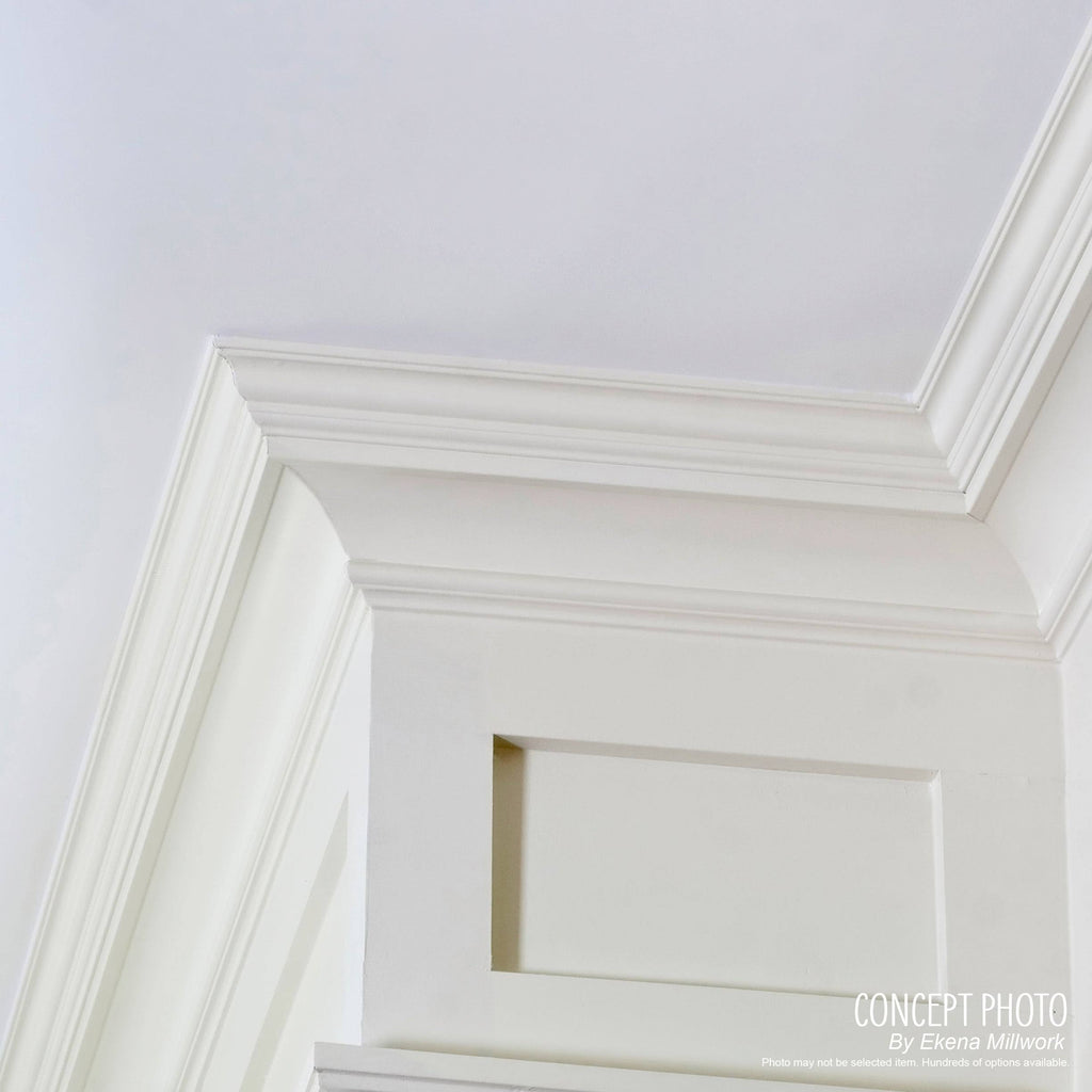 Rope Carved Wood Crown Moulding, Maple O13412