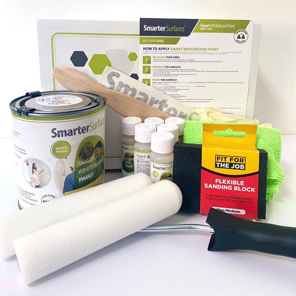 White Dry-Erase Paint 65 Sq ft T746