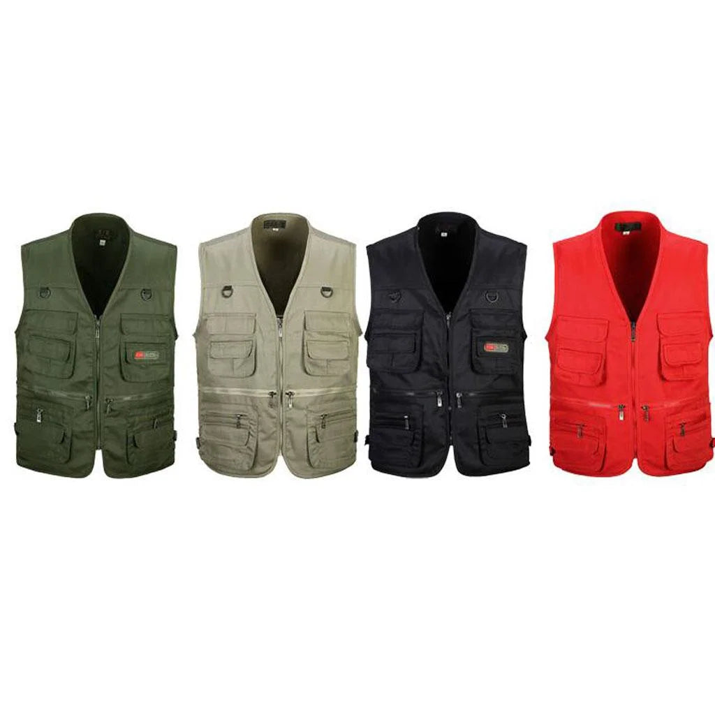 Men's Outdoor Travel Fly Fishing Photography Quick-Dry Jacket XL A494791
