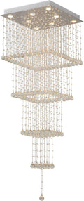 Square 8 Light Flush Mount Y92098