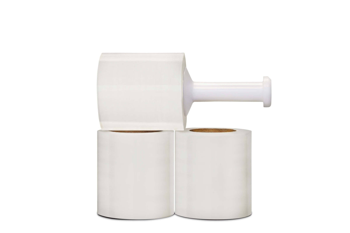 Clear 4x22 x 1000& 90 Gauge Stretch Film 12 Rolls W150