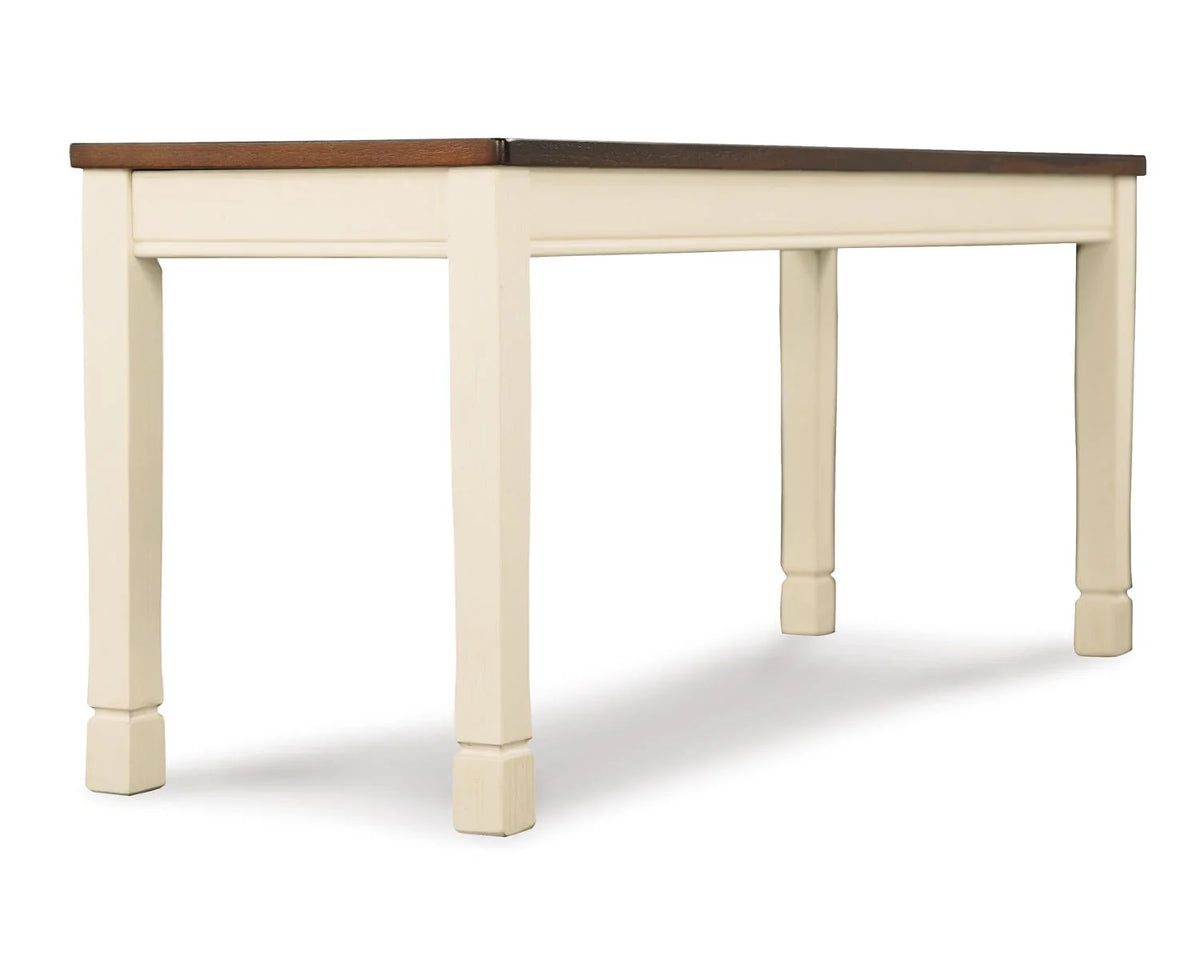 Dining Bench Brown Cottage White H32154