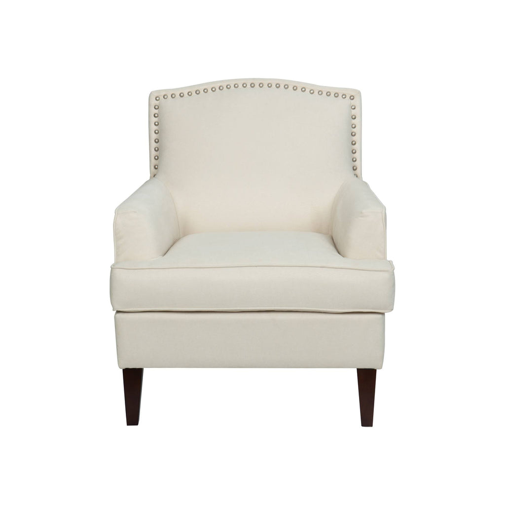 Creamy White Accent Armchair J477310