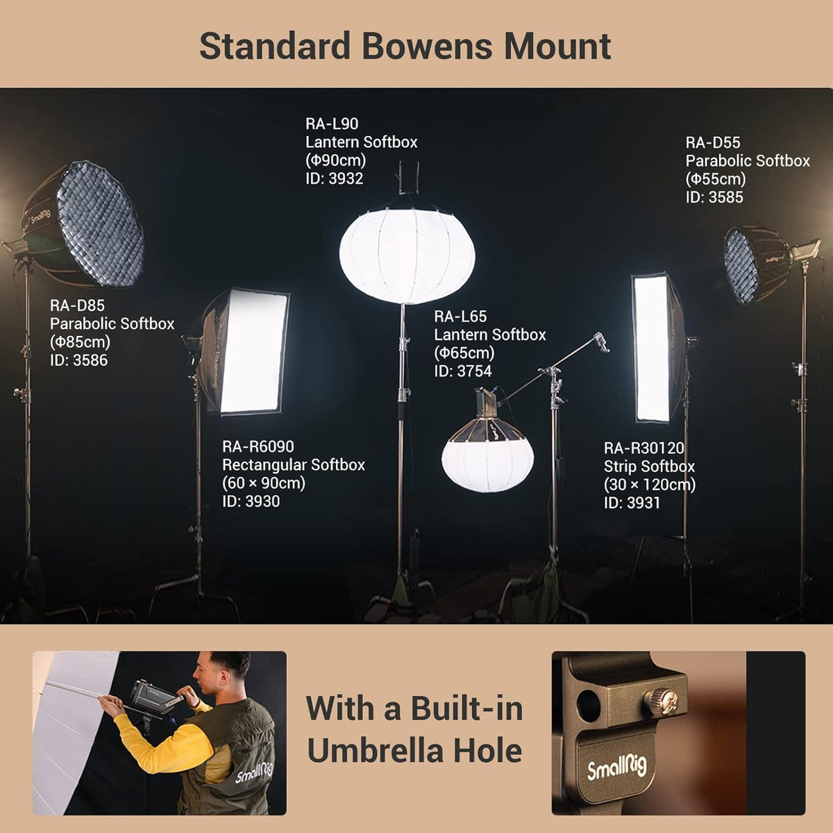220W LED Video Light with Bowens Mount G625632