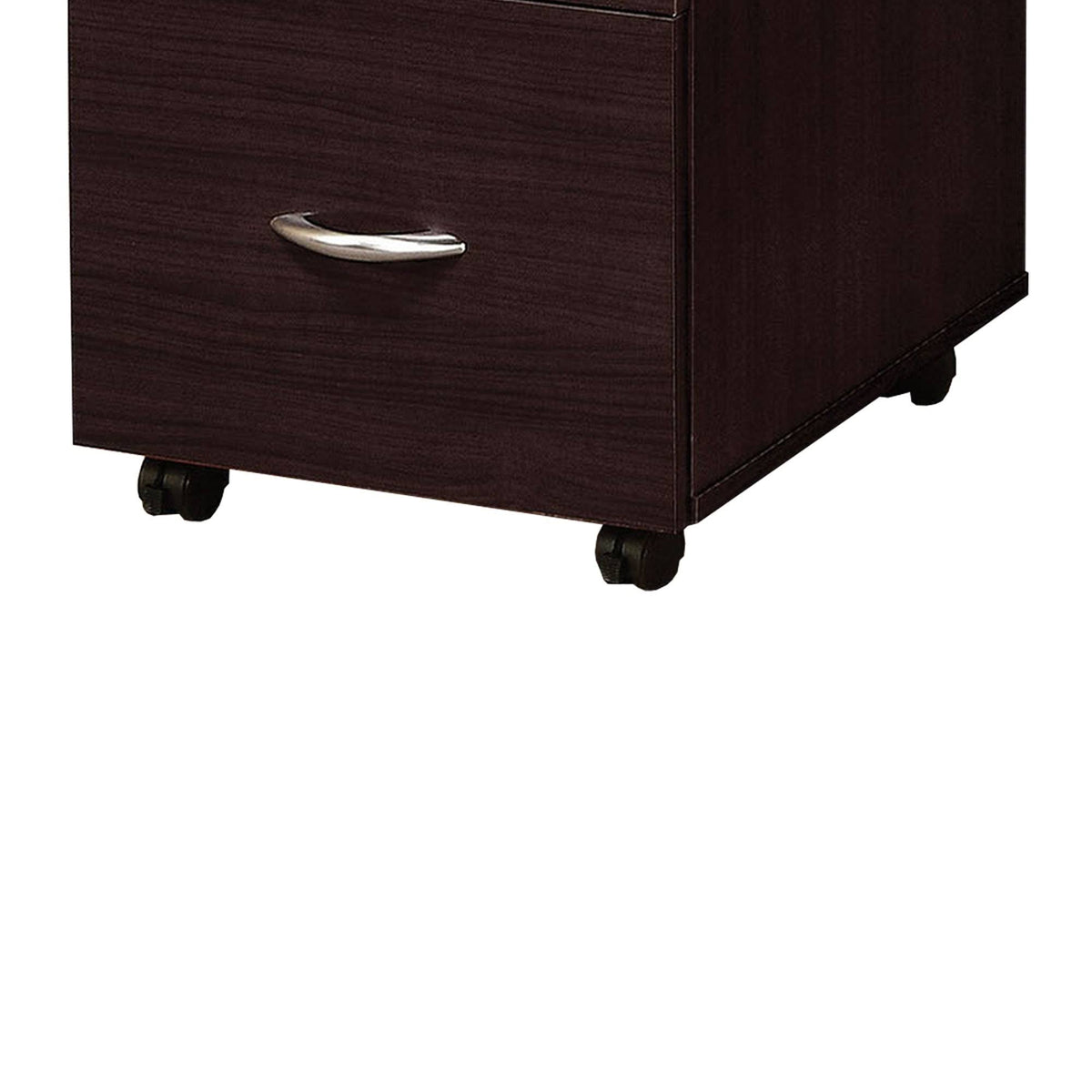 Espresso Brown 3-Drawer File Cabinet H101806